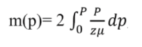 Pseudopressure accounts for the changing density, viscosity, and Z-factor of the gas